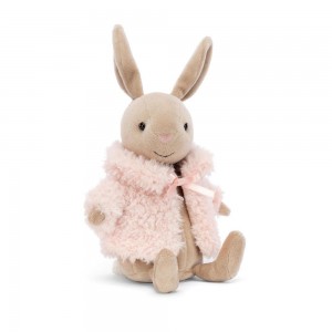 Conejo Jellycat Comfy Coat Bunny 18cm x 7cm x 6cm Beige Costa Rica | 54816-WNOC