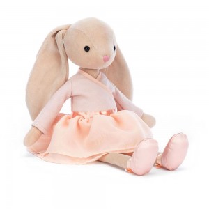Conejo Jellycat Lila Ballerina Bunny 35cm x 8cm x 7cm Beige Costa Rica | 79518-MURN