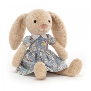 Conejo Jellycat Lottie Bunny Floral 27cm x 7cm x 5cm Beige Costa Rica | 65082-DYIH