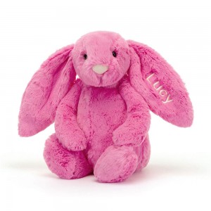 Conejo Jellycat Personalised Bashful Hot Bunny Medium 31cm x 12cm x 9cm Rosas Costa Rica | 07968-CIHS