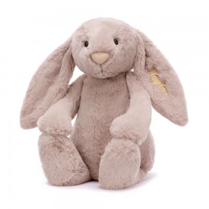 Conejo Jellycat Personalised Bashful Luxe Bunny Rosa Huge 51cm x 21cm x 12cm Rosas Costa Rica | 50423-NQPH