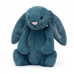 Conejo Jellycat Personalised Bashful Mineral Bunny Medium 31cm x 12cm x 9cm Azules Costa Rica | 37125-OLAP