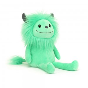 Criaturas Míticas Jellycat Cosmo Monster 42cm x 14cm x 11cm Verde Costa Rica | 46938-HOWF