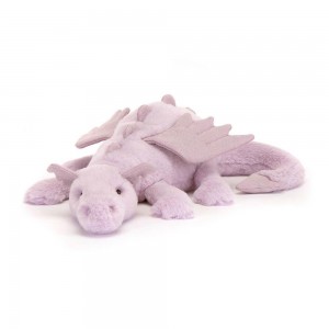 Criaturas Míticas Jellycat Lavender Dragon 12cm x 14cm x 50cm Moradas Costa Rica | 68315-SAMY