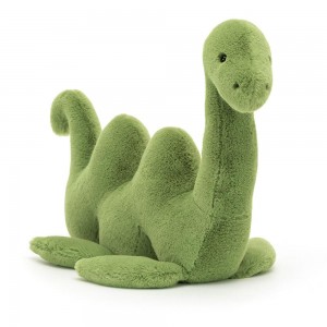 Criaturas Míticas Jellycat Nessie Nessa 23cm x 6cm x 35cm Verde Costa Rica | 10249-ZVHS