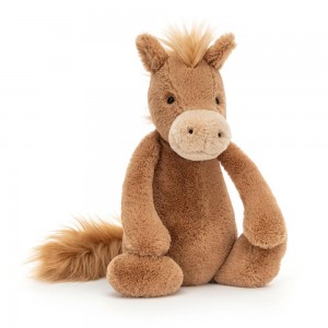 Farmyard Jellycat Bashful Pony 31cm x 12cm x 9cm Marrones Costa Rica | 75102-XLZK