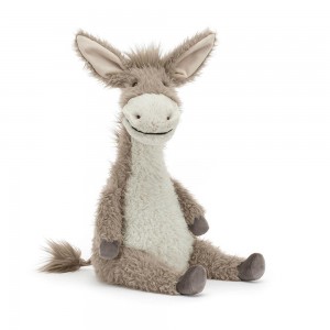Farmyard Jellycat Dario Donkey 36cm x 17cm x 15cm Gris Costa Rica | 07159-ITXO