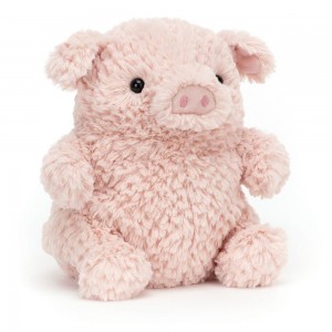 Farmyard Jellycat Flumpie Pig 20cm x 15cm x 11cm Rosas Costa Rica | 72905-HNJC