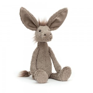 Farmyard Jellycat Harkle Donkey 13.8in x 3.5in x 3.5in Gris Costa Rica | 62497-EVNH