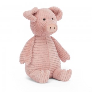 Farmyard Jellycat Quaxy Pig 12.6in x 5.5in x 3.9in Rosas Costa Rica | 07891-XPZO