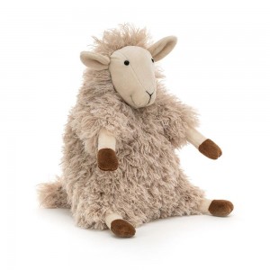 Farmyard Jellycat Sherri Sheep 11.8in x 5.5in x 5.1in Beige Costa Rica | 76852-SFPV