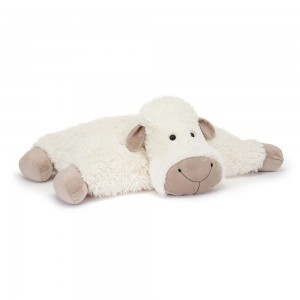 Farmyard Jellycat Truffles Sheep 9.4in x 25.2in x 14.6in Blancas Costa Rica | 12836-LIBH