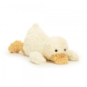 Farmyard Jellycat Tumblie Duck 5.9in x 4.3in x 14.2in Amarillo Costa Rica | 85764-BIPU