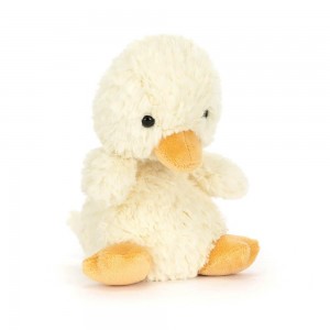 Farmyard Jellycat Yummy Duckling 5.9in x 3.1in x 2.8in Amarillo Costa Rica | 76192-FZVD