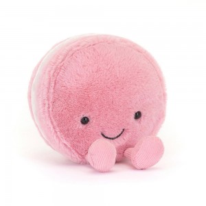 Foodies Jellycat Amuseables Mia Macaron 12cm x 10cm x 5cm Rosas Costa Rica | 83619-NKHQ