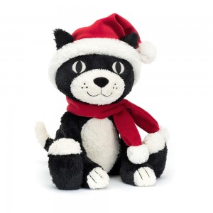 Gatos Y Gatitos Jellycat Christmas Jellycat Jack 12.6in x 4.3in x 3.5in Negras Costa Rica | 09184-EMJX