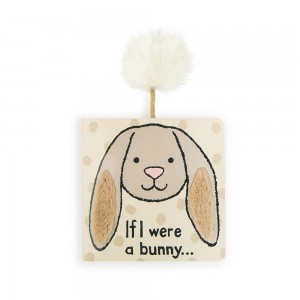 If I Were Books Jellycat If I Were A Bunny Board Book - 15cm x 15cm x 2cm Beige Costa Rica | 69357-USBZ