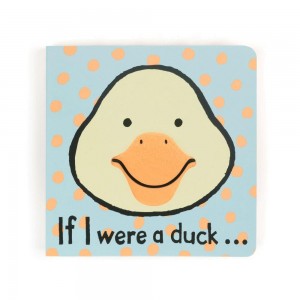 If I Were Books Jellycat If I Were A Duck Board Book 15cm x 15cm x 2cm Amarillo Costa Rica | 93804-QKJB