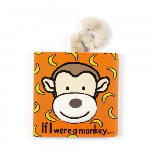 If I Were Books Jellycat If I Were A Monkey Board Book 15cm x 15cm x 2cm Marrones Costa Rica | 28547-JSXO