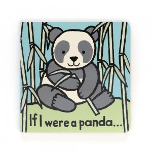 If I Were Books Jellycat If I Were A Panda Board Book 15cm x 15cm x 2cm Negras Costa Rica | 05968-FEHG