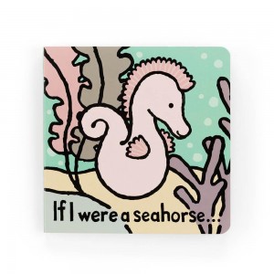 If I Were Books Jellycat If I Were A Seahorse Board Book 15cm x 15cm x 2cm Rosas Costa Rica | 70856-YWGZ