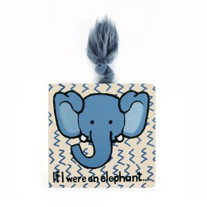 If I Were Books Jellycat If I Were An Elephant Board Book 15cm x 15cm x 2cm Azules Costa Rica | 94270-WRTM
