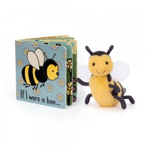 Juegos De Libros Y Juguetes Jellycat If I Were A Bee Book and Brynlee Bee Amarillo Costa Rica | 39817-EKPG