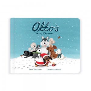 Juegos De Libros Y Juguetes Jellycat Otto's Snowy Christmas Book 18cm x 23cm x 2cm Azules Costa Rica | 31480-GPZB