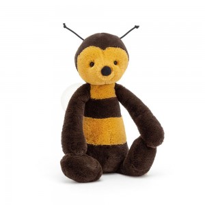 Juguetes Blandos Jellycat Bashful Bee 31cm x 12cm x 9cm Negras Costa Rica | 69380-SPCQ