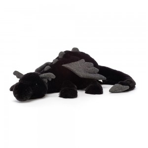 Juguetes Blandos Jellycat Onyx Dragon 12cm x 14cm x 50cm Negras Costa Rica | 62734-KRGM
