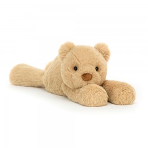 Juguetes Blandos Jellycat Smudge Bear 13cm x 11cm x 24cm Amarillo Costa Rica | 96021-IBVK