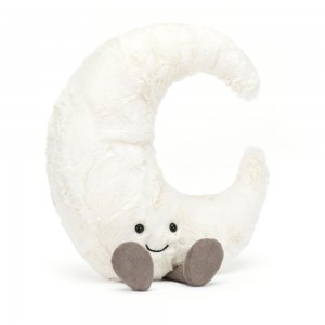 Juguetes Del Bebé Jellycat Amuseables Moon 27cm x 18cm x 8cm Blancas Costa Rica | 28410-DIAP