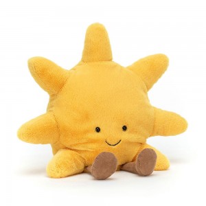 Juguetes Del Bebé Jellycat Amuseables Sun 31cm x 30cm x 11cm Amarillo Costa Rica | 49265-CNJY