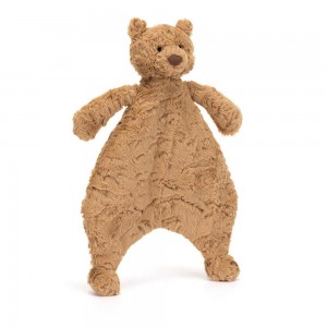 Juguetes Del Bebé Jellycat Bartholomew Bear Comforter 28cm x 22cm x 7cm Marrones Costa Rica | 45376-SNOW