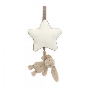 Juguetes Del Bebé Jellycat Bashful Bunny Musical Pull 30cm x 20cm x 6cm Beige Costa Rica | 13986-SCDB