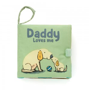Juguetes Del Bebé Jellycat Daddy Loves Me Book 15cm x 15cm x 5cm Verde Costa Rica | 45803-PQWB