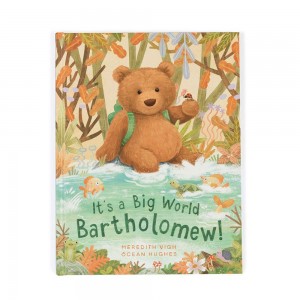 Juguetes Del Bebé Jellycat It's a Big World Bartholomew Book 29cm x 22cm x 1cm Marrones Costa Rica | 32769-LEOW