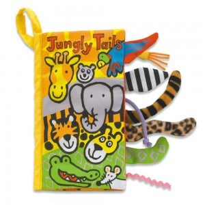 Juguetes Del Bebé Jellycat Jungly Tails Activity Book 22cm x 13cm x 5cm Amarillo Costa Rica | 23981-YBWX