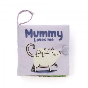 Juguetes Del Bebé Jellycat Mummy Loves Me Book 15cm x 15cm x 5cm Moradas Costa Rica | 96013-BHAT