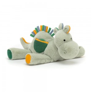Juguetes Del Bebé Jellycat Peek-a-Book Dino Activity Toy 20cm x 8cm Verde Costa Rica | 20537-RCOY