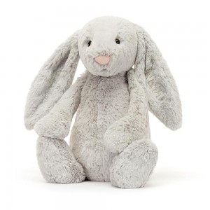 Juguetes Del Bebé Jellycat Personalised Bashful Silver Bunny Huge 51cm x 21cm x 12cm Gris Costa Rica | 15380-BVPO