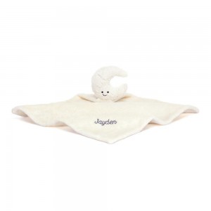 Juguetes Del Bebé Jellycat Personalised Moon Soother 10cm x 34cm x 34cm Blancas Costa Rica | 26581-TOXP