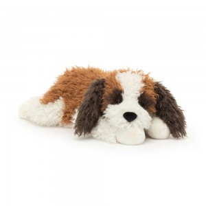 Juguetes Grandes Jellycat Floofie St Bernard 16cm x 20cm x 47cm Marrones Costa Rica | 69754-OCNB