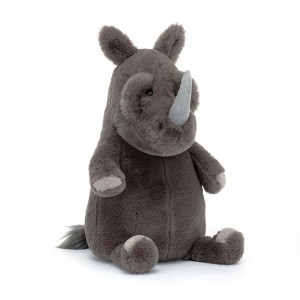 Juguetes Grandes Jellycat Roderick Rhinoceros 37cm x 15cm x 13cm Gris Costa Rica | 01523-QPIR