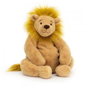 Juguetes Grandes Jellycat Rumpletum Lion 27cm x 21cm x 22cm Amarillo Costa Rica | 14083-NXJZ