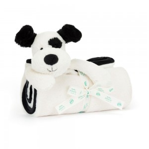 Mantas, Edredones Jellycat Bashful & Cream Puppy Blankie 56cm x 70cm x 9cm Blancas Costa Rica | 19530-GRSI