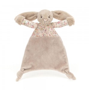 Mantas, Edredones Jellycat Blossom Bunny Comforter 22cm x 18cm x 7cm Beige Costa Rica | 13064-UPNT