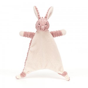Mantas, Edredones Jellycat Cordy Roy Baby Bunny Comforter 25cm x 18cm x 8cm Rosas Costa Rica | 78619-ARIO