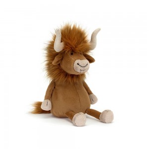 Mascota Jellycat Ramone Bull 33cm x 13cm x 14cm Marrones Costa Rica | 25341-UOHA