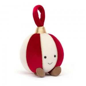Objetos Jellycat Amuseables Bauble 16cm x 12cm x 12cm Rojas Costa Rica | 46290-QKGR